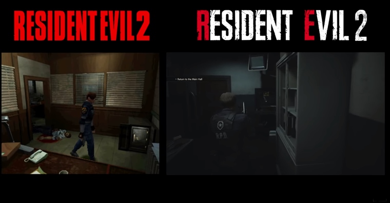 Porovnanie Resident Evil 2 vs Resident Evil 2 remake